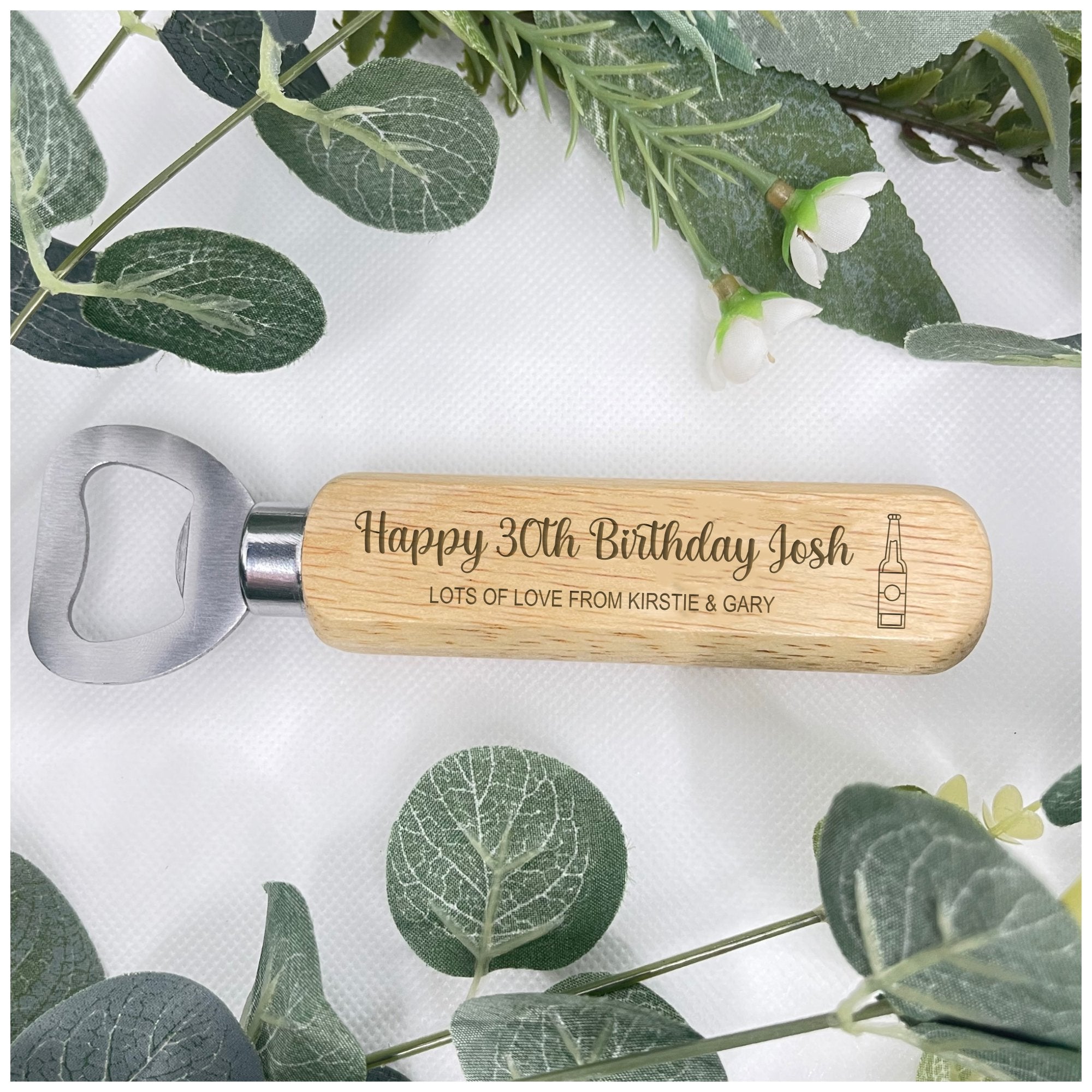 Personalised gifts for him by Rowland Designs, including Personalised bottle openers, Funny Bar Signs and much much more! 