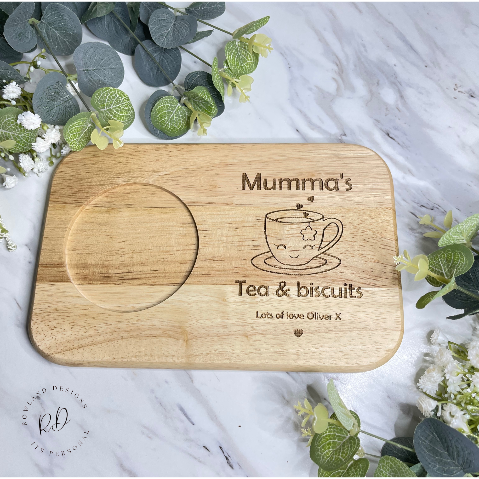 mumma's tea & biscuits board