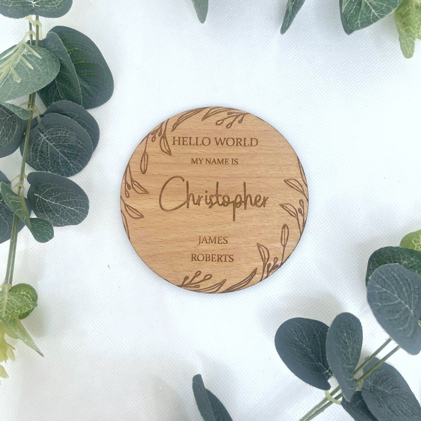 Celebrate new beginnings with our Customizable Baby Announcement Plaque – a thoughtful and heartfelt gift for the joyous occasion.