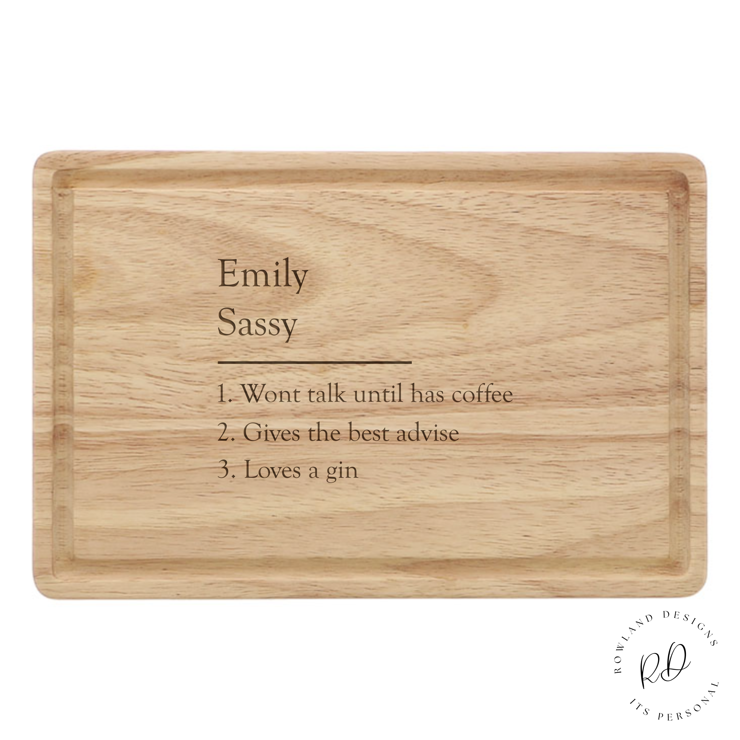 Personalised Dictionary Definition Chopping Board, perfect for showing appreciation on special occasions.