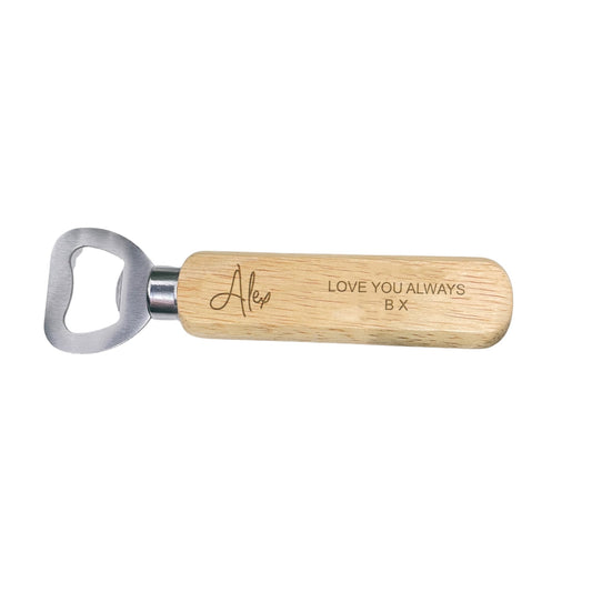 Personalised Bottle Opener | Engraved | Your Own Text