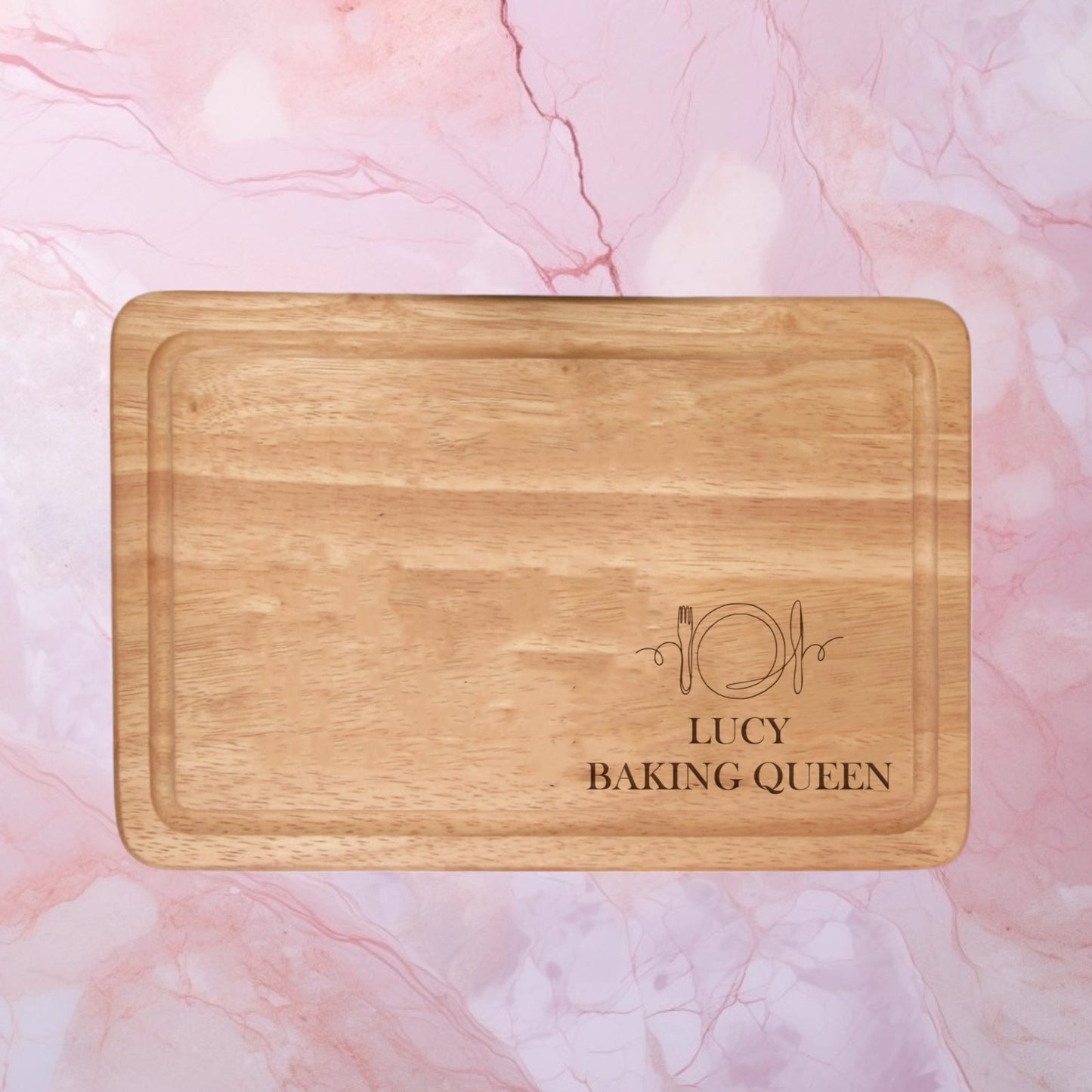 Discover premium quality on Shopify with our 300x200mm Personalised Chopping Board. Ideal for gifts, weddings, or anniversaries. Customise with 2 lines (20 characters each) for a unique touch.