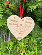 Custom Engraved Family Christmas Bauble - Heartwarming Design